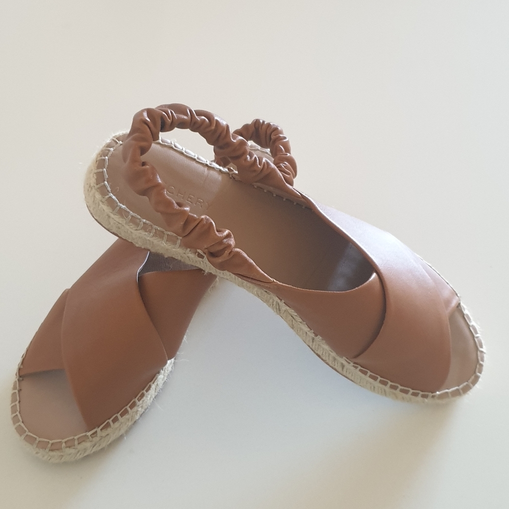 Witchery tan leather espadrilles - Picture 8 of 8
